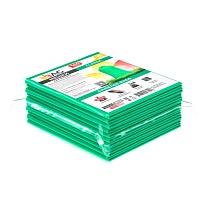 Мешки для мусора 160 л, зеленые, в пачке 10 шт., ПВД, 40 мкм, 900х1100 мм, i-Bag в Красноярске
