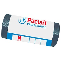 Мешки для мусора 60 л, черные, в рулоне 50 шт., ПНД, 6,2 мкм, 800х600 мм, PACLAN Professional, 604078 в Красноярске