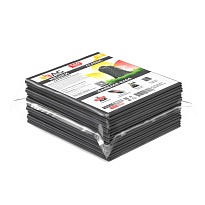 Мешки для мусора 160 л, серые, в пачке 10 шт., ПВД, 40 мкм, 900х1100 мм, i-Bag в Красноярске