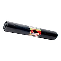 Мешки для мусора 240 л, черные, в рулоне 5 шт., ПВД 80 мкм, 1300х900 мм, МЕШКОFF, 4217 в Красноярске