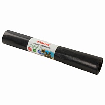 Мешки для мусора 240 л, черные, в рулоне 10 шт., ПВД 50 мкм, 1400х900 мм, LAIMA, 605337 в Красноярске