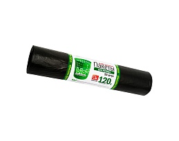 Мешки для мусора 120 л, серые, в рулоне 50 шт., ПНД, 16 мкм, 1100х700 мм, GRIFON, 101-015 в Красноярске